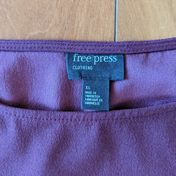 NWT Free Press flutter sleeve shift dress size XL - Picture 2 of 4